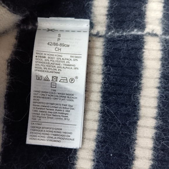 Banana Republic Crew Alpaca Wool blend Ladies Sweater size s - Picture 5 of 8